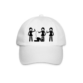 bachelorette girls - Baseballkappe - Weiß/Weiß - Vorne