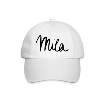 Mila - Baseballkappe - Weiß/Weiß - Vorne