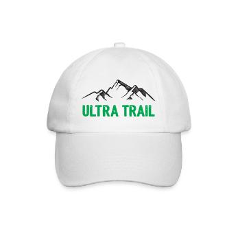 Ultra Trail - Baseballkappe - Weiß/Weiß - Vorne