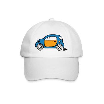 Auto - Baseballkappe - Weiß/Weiß - Vorne