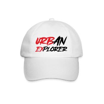 Urbaner Explorer - Urbex - Baseballkappe - Weiß/Weiß - Vorne