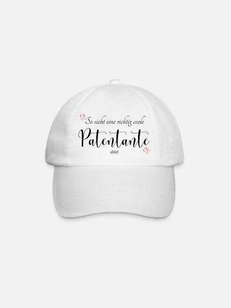 Patentante - Baseballkappe - Weiß/Weiß