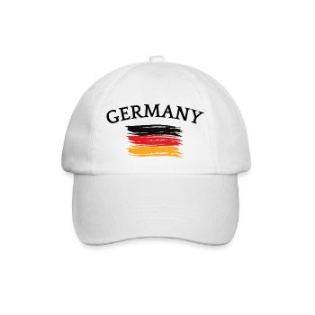 Germany - Baseballkappe - Weiß/Weiß - Vorne