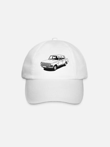 Wartburg P 353 | Silhouette - Baseballkappe - Weiß/Weiß