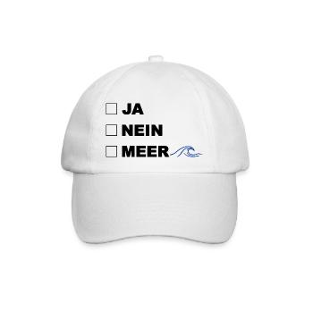Meer - Baseballkappe - Weiß/Weiß - Vorne