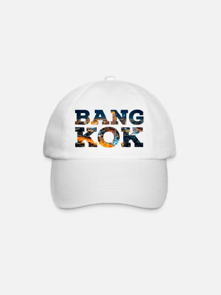 Bangkok - Baseballkappe - Weiß/Weiß