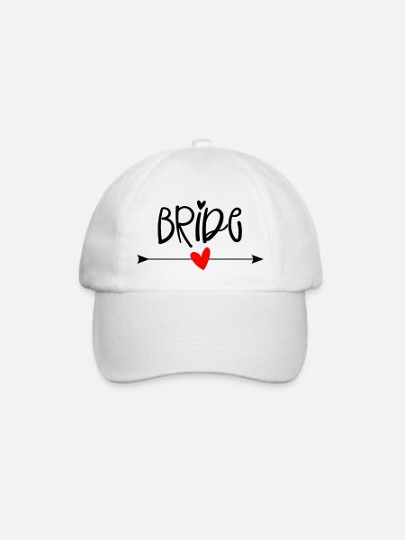Bride - Baseballkappe - Weiß/Weiß