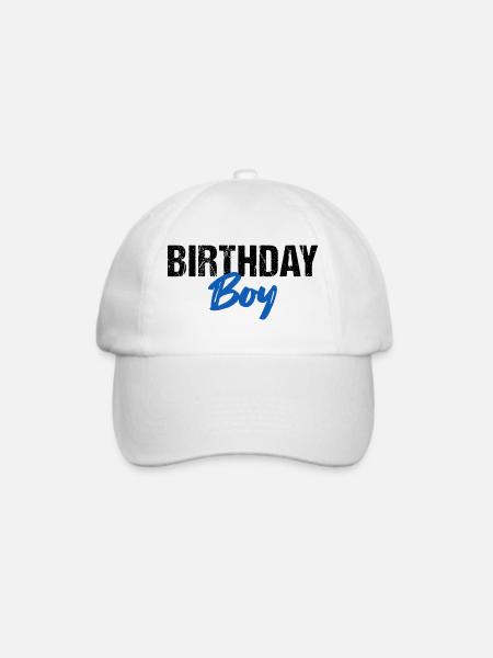 Birthday Boy - Baseballkappe - Weiß/Weiß