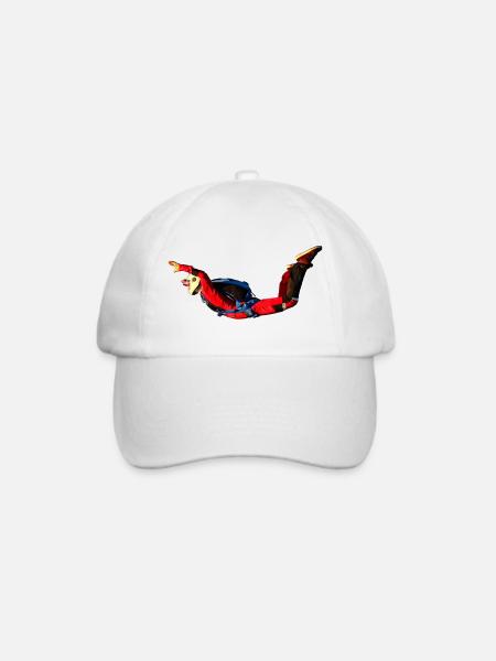 Skydiver - Baseballkappe - Weiß/Weiß