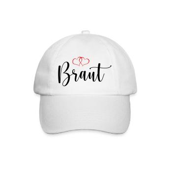 braut - Baseballkappe - Weiß/Weiß - Vorne