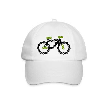 bike - Baseballkappe - Weiß/Weiß - Vorne