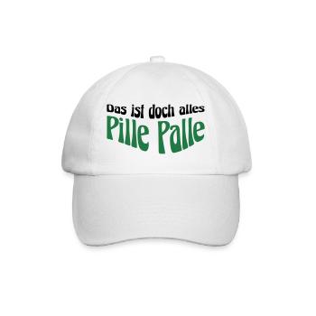 Pille Palle - Baseballkappe - Weiß/Weiß - Vorne