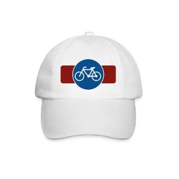 Fahrrad - Baseballkappe - Weiß/Weiß - Vorne