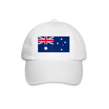 Australien - Baseballkappe - Weiß/Weiß - Vorne