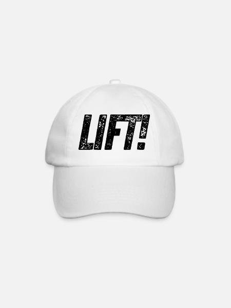 Lift! - Baseballkappe - Weiß/Weiß