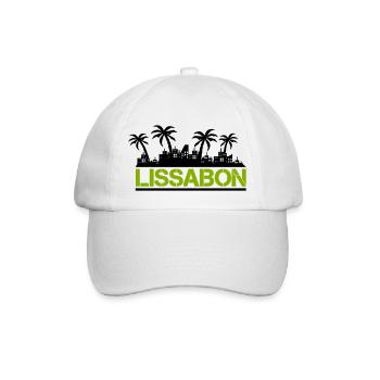lissabon - Baseballkappe - Weiß/Weiß - Vorne