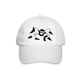 Beth die Spinne - Der Mondspaziergang - Baseballkappe - Weiß/Weiß - Vorne