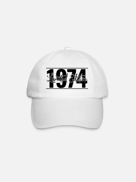 Limited Edition 1974 - Baseballkappe - Weiß/Weiß