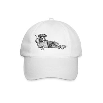 Trink-Cocktail - Baseballkappe - Weiß/Weiß - Vorne