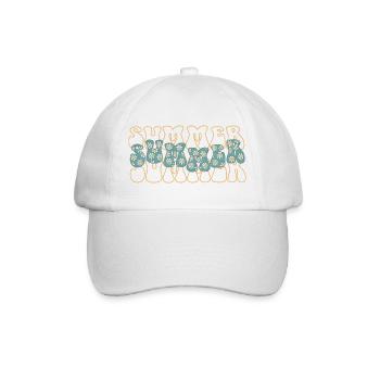 Sommer - Baseballkappe - Weiß/Weiß - Vorne