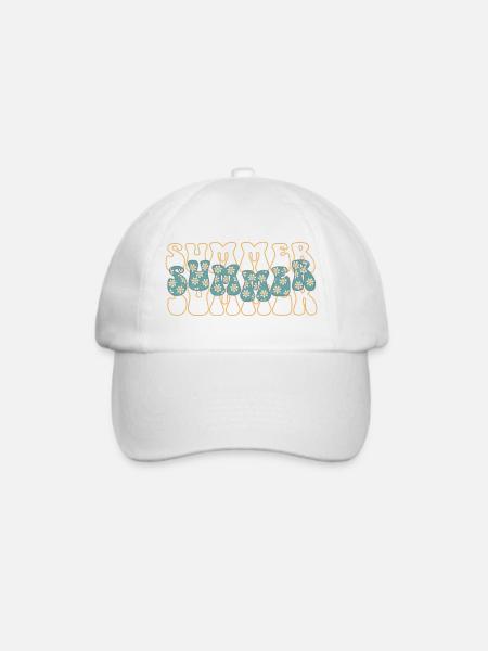 Sommer - Baseballkappe - Weiß/Weiß