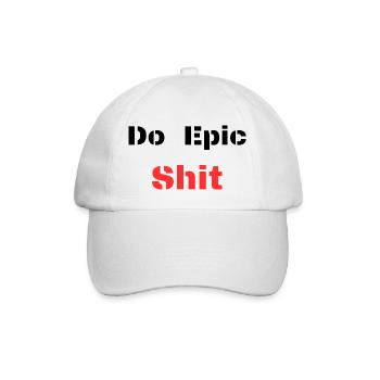 Do Epic Shit - Baseballkappe - Weiß/Weiß - Vorne