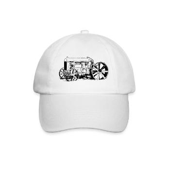 Traktor Model F - Baseballkappe - Weiß/Weiß - Vorne