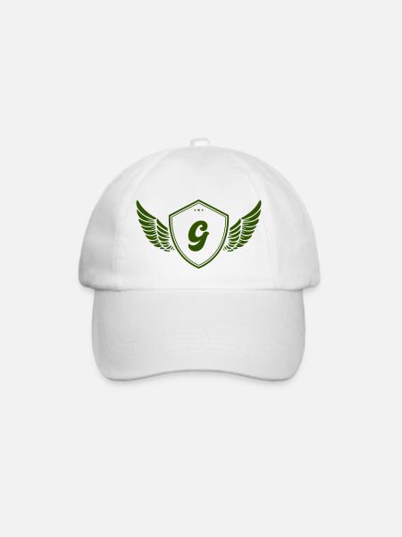 wappen g - Baseballkappe - Weiß/Weiß