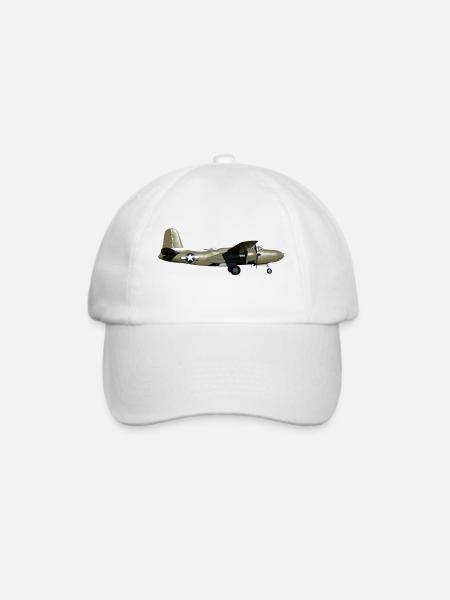 A-20 Havoc - Baseballkappe - Weiß/Weiß