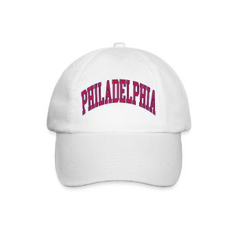 Philadelphia - Baseballkappe - Weiß/Weiß - Vorne