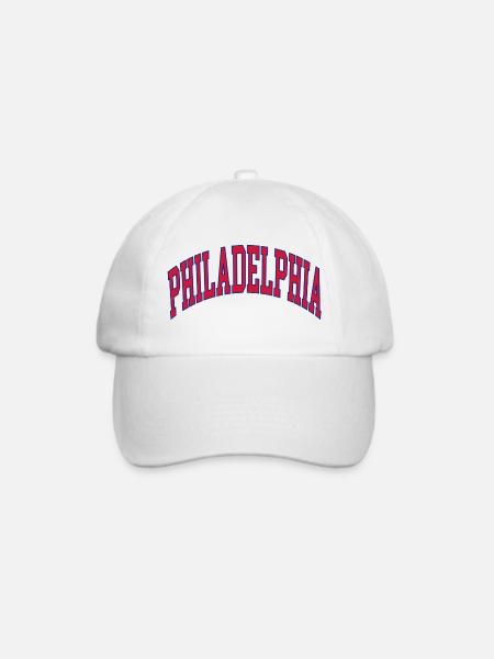 Philadelphia - Baseballkappe - Weiß/Weiß