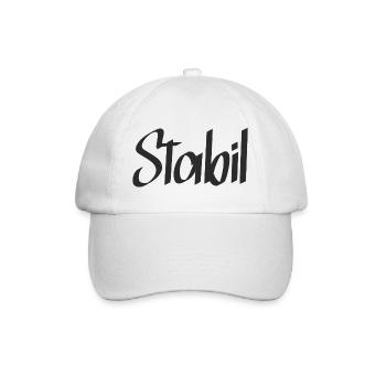 Stabil - Baseballkappe - Weiß/Weiß - Vorne