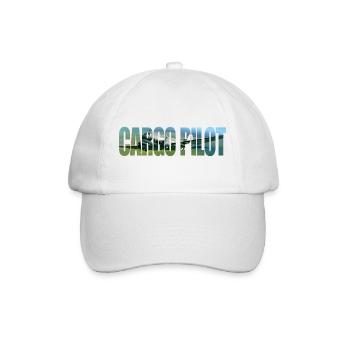 Cargo pilot DC-3 - Baseballkappe - Weiß/Weiß - Vorne