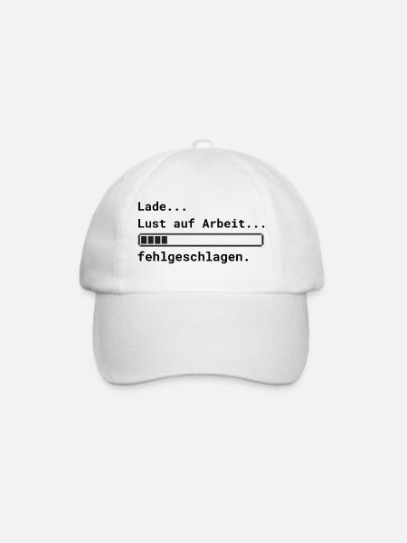 Lade Arbeit - Baseballkappe - Weiß/Weiß