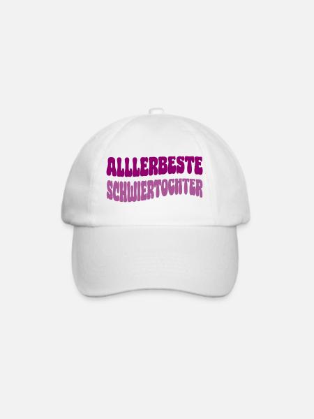 allerbeste schwiegertochter - Baseballkappe - Weiß/Weiß