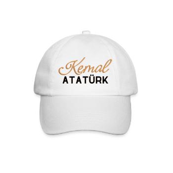 Atatürk  - Baseballkappe - Weiß/Weiß - Vorne