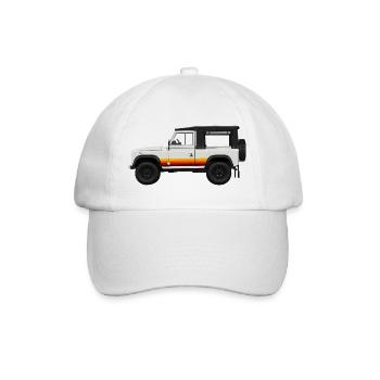 Retromodell Offroad Design Defender - Baseballkappe - Weiß/Weiß - Vorne