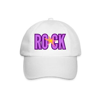 ROCK Violet Star Damen - Baseballkappe - Weiß/Weiß - Vorne