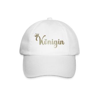Königin - Baseballkappe - Weiß/Weiß - Vorne