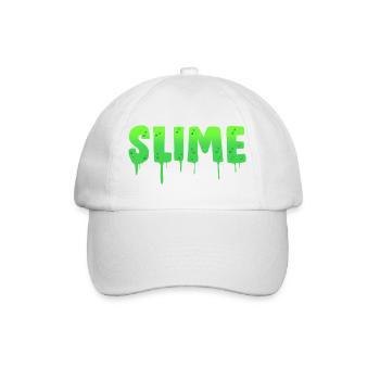 Schleimig Schleim Slime - Baseballkappe - Weiß/Weiß - Vorne