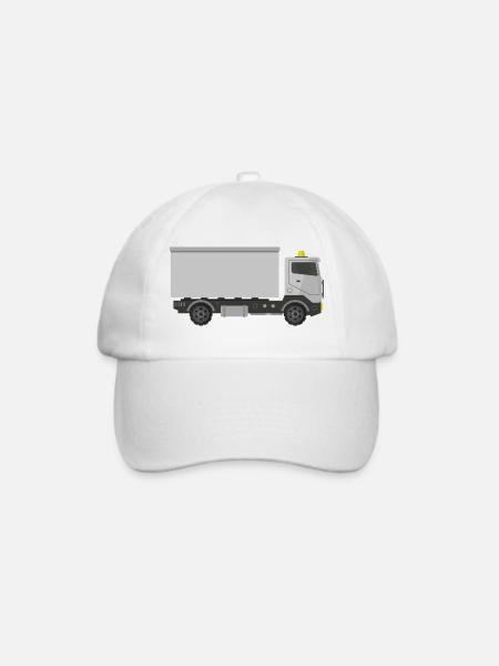 Frachtlieferwagen - Baseballkappe - Weiß/Weiß