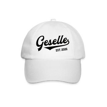 Geselle 2026 Gesellenprüfung bestanden Ausbildung - Baseballkappe - Weiß/Weiß - Vorne