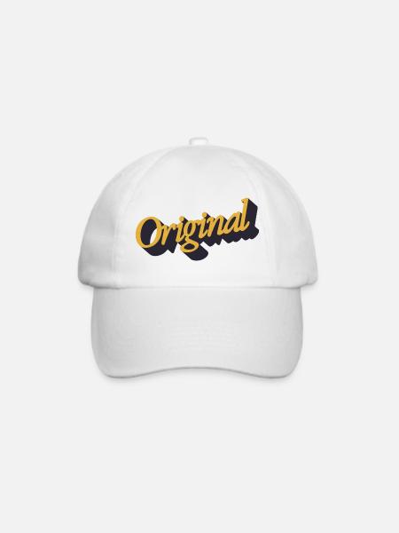 Original Lettering - Baseballkappe - Weiß/Weiß