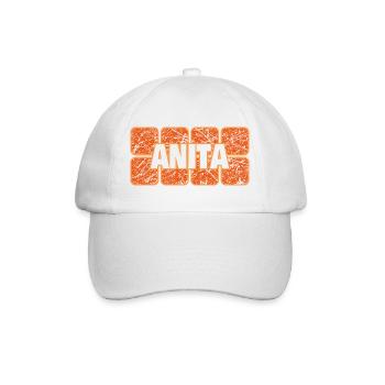 Weiblich Anita - Baseballkappe - Weiß/Weiß - Vorne