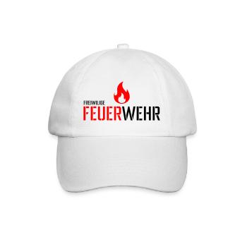 Freiwillige Feuerwehr - Baseballkappe - Weiß/Weiß - Vorne
