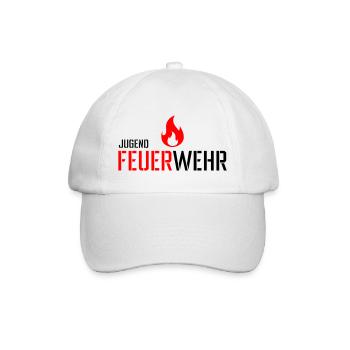 Jugend Feuerwehr - Baseballkappe - Weiß/Weiß - Vorne