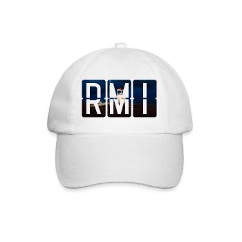 Flughafen Rimini RMI - Baseballkappe - Weiß/Weiß - Vorne