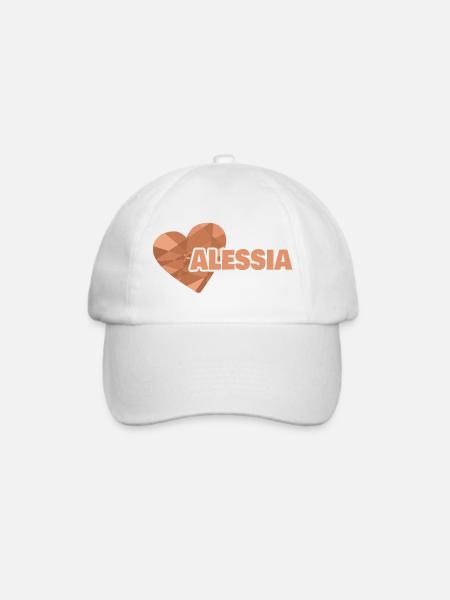 Alessia - Baseballkappe - Weiß/Weiß