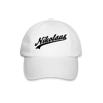 Nikolaus - Baseballkappe - Weiß/Weiß - Vorne