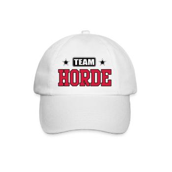 Team Horde - Baseballkappe - Weiß/Weiß - Vorne